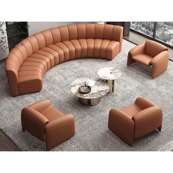 Star Hotel Lobby Furniture Reception Negotiation Sofa Chair Table Custom Size