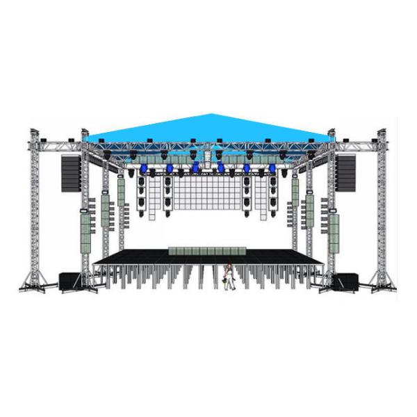 Concert Stage Sound And Light Lighting Truss Roof System