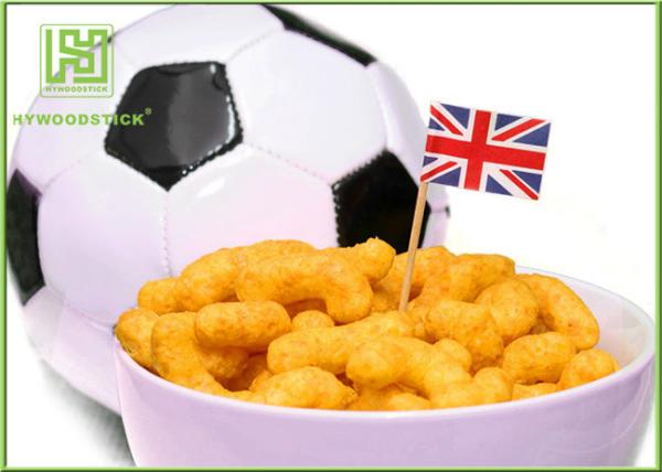 OEM Dinning Event Cake Decoration Toppers Football Cupcake Picks Eco - Friendly