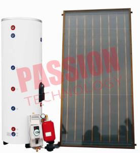 Aquecedor de água solar residencial 200 litros, água quente solar do sistema