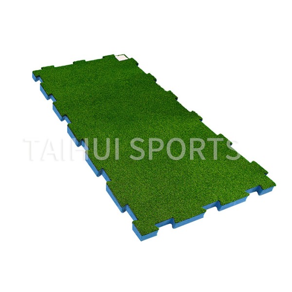 Custom HIC/CFH Tested Playground Shock Pad with 30mm-80mm Thickness and High Water Permeability for Artificial Grass Underlay