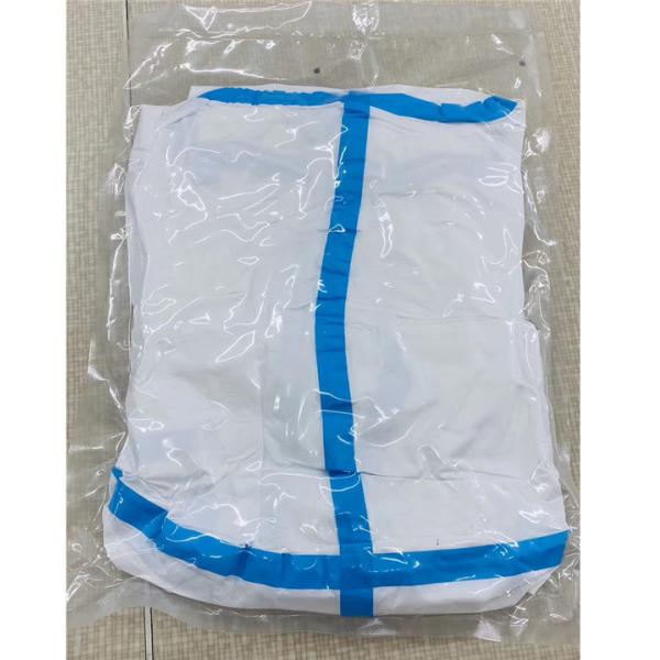 Microporous Safety Disposable Protective Coveralls / Isolation Suit CE FDA Approved