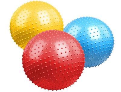 Massage Yoga Balance Ball 55cm Particles Slimming Explosion Proof Gym Exercise Fitness Training