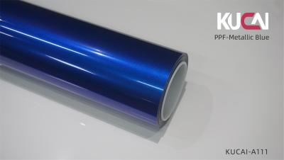 Lubrificante TPU Filtro PPF de cor azul metálico Pintura de automóvel Filtro de proteção Auto-cura