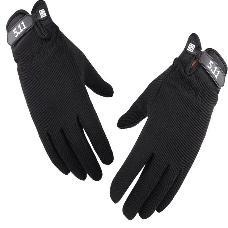 Polyester Full Finger Anti-Slip Touch Screen Motorcycle Gloves for Outdoor Sports US