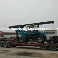 500-1500mm Versatile Wheel Type Auger Piling Rig For 30-50r/Min Powerhead Rotary Speed