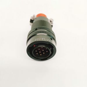 Aluminum Alloy Aviation Plug Connector Circular 10 Pin Plug Connector Small With