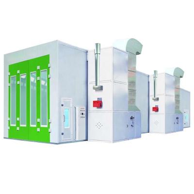 220V Industrial Car Spray Booth With Fiberglass Floor Filter And Exhaust Fan