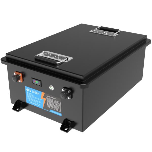 LiFePO4 Custom Lithium Battery Packs 48V 100Ah 51.2V BMS For Golf Car