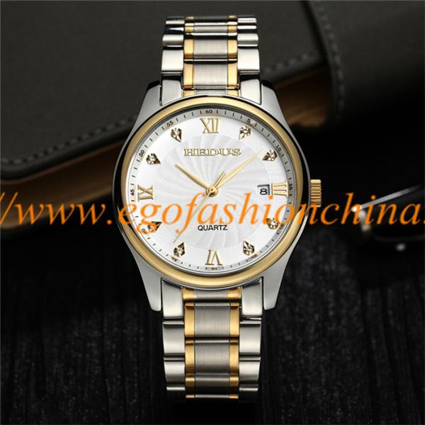 Rose Gold Black White Woman Watch Luxury Watch for Man Stainless Steel Watch Quartz Watch