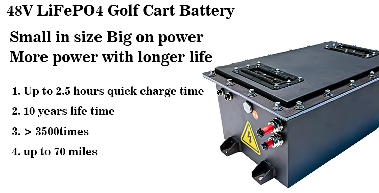 Electric Golf Cart Lithium Batteries 48V 72V 96V 50Ah 100Ah 105Ah 150Ah Li Ion Lithium Battery LifePO4 Electric Tricycle Motorcycle Battery Pack