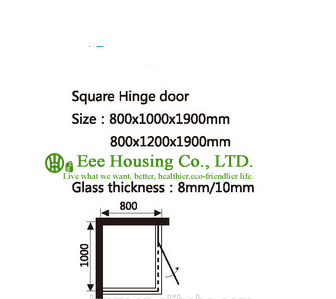 Shower room best Selling Hinged Bathroom Shower Enclosure,L-shape Hinged Shower Enclosure