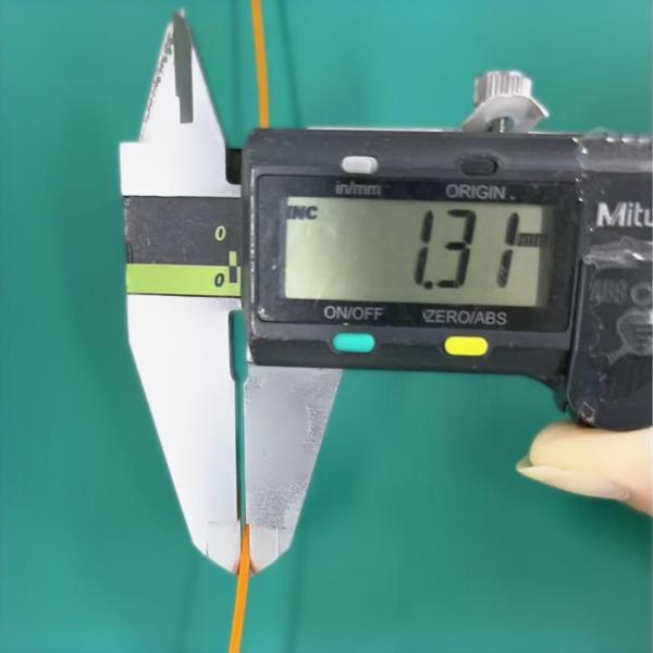 SC-SC-1M Simplex Multi Mode Patch Cord 1.3mm Yellow and Orange LSZH Patch Lead