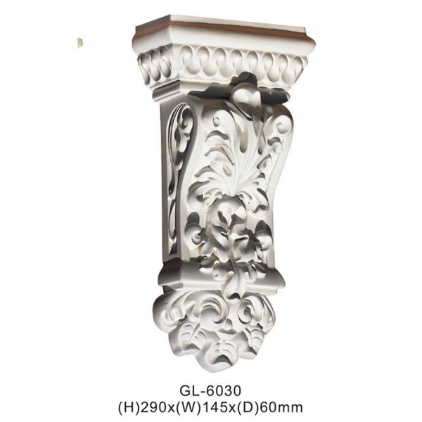 GL-6021 Pop Decoration Ceiling Design Pu Interior Mold Plaster Mould Patterns Modern Bronze Primed Carving Moulding