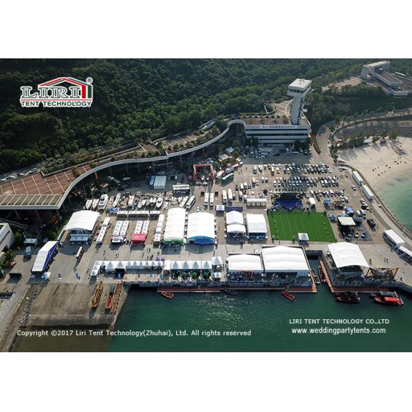 High Security Sport Event Tents PVC Sidewall And ABS Wall For Yaching Race