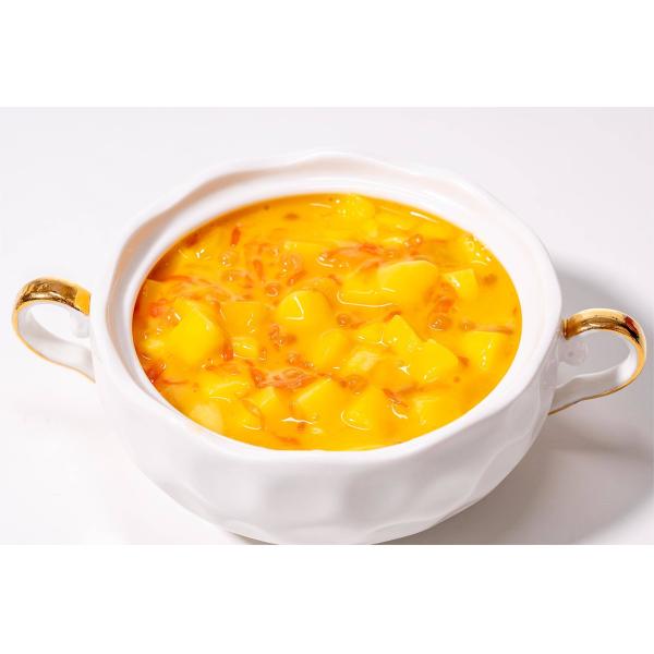 Двойные свежие огурцы манго Помело Саго Пудинг Мгновенная готовая еда