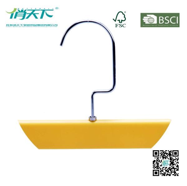 Betterall Wholesale Plastic Pants Hanger with Skid-proof Clips