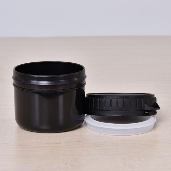 300ml 10oz HDPE Plastic Jar for Household Cooking Sauce Powder Storage Screw and Pop Cap