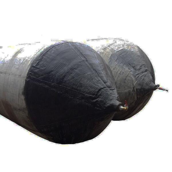 Balão de borracha inflável preto de 2,0 m Balão de lançamento de navio