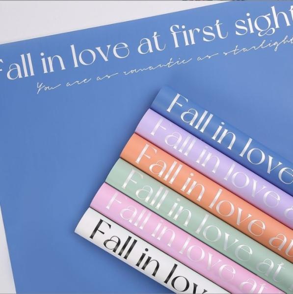 Florist Wrapping Paper for Valentine's Day Confessions Cynthia Oya Paper Artistic Bouquet Decoration Materials