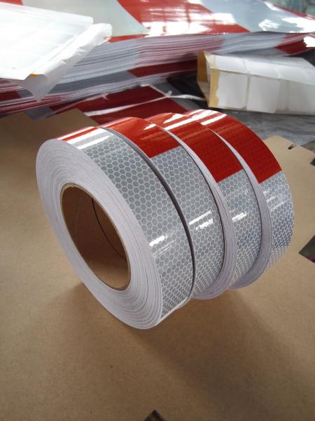 Red&White Dot C2 Reflective Tape Guaranteed Quality Unique For Vehicles