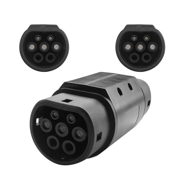 Compact and Portable 220V 7KW 32A Adapter for Tesla Car Type 1 Charging Pile to Tesla Car EV Charge Customized Plug Type1