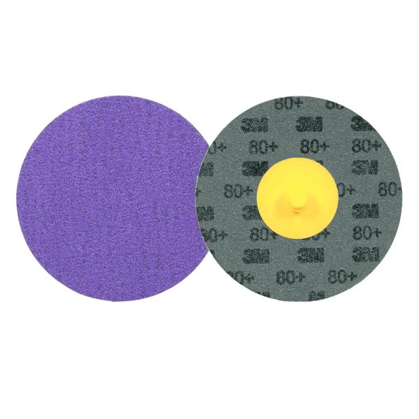 Ceramic Abrasive Quick Change 3 Inch Roloc Disc For Aluminum Polishing Sanding