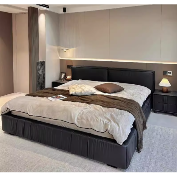 Factory Price Songdesign Luxury Solid Wood Modern Bedroom Furniture Set for Five-Star Hotels Schools Apartments Customized