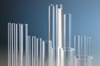 Le fond rond résistant à hautes températures durci d'instrument de tube de verre de quartz