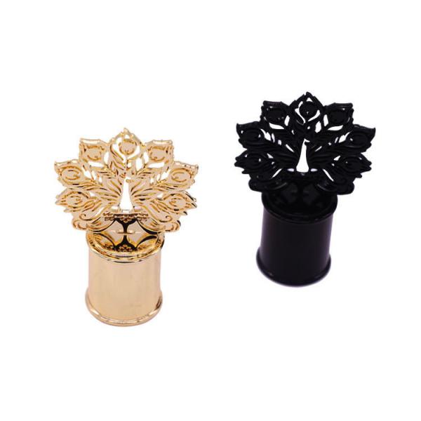 Hollowed Out FEA 15 Metal Zamak Perfume Bottle Caps