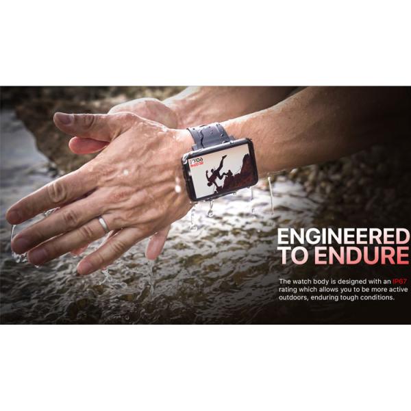 DM100 Latest IP68 Waterproof 4G LTE Dual SIM Smart Watch WiFi Thermometer Compass Camera Mobile Phone Touch Screen for Android