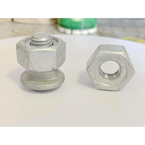 Carbon Steel Heavy Hex Bolts 50mm Legnth Highway Guardrail Bolt SAE J429 Grade 2