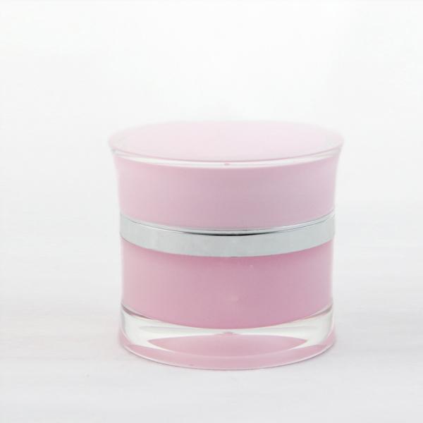 15G Luxury Waist Empty Plastic Jar For Skin Care Cream Acrylic Cream Jar