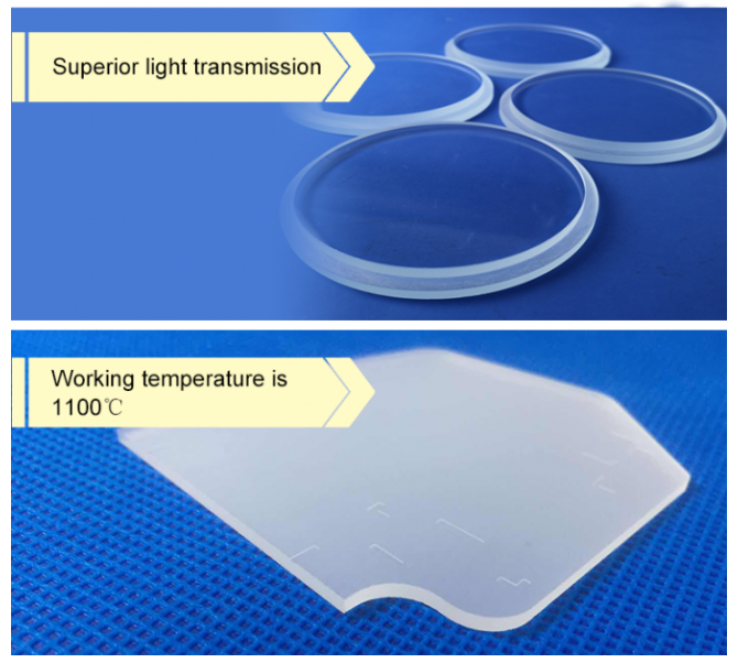 Polished Fused Quartz Glass Plates High Precision Customized Size