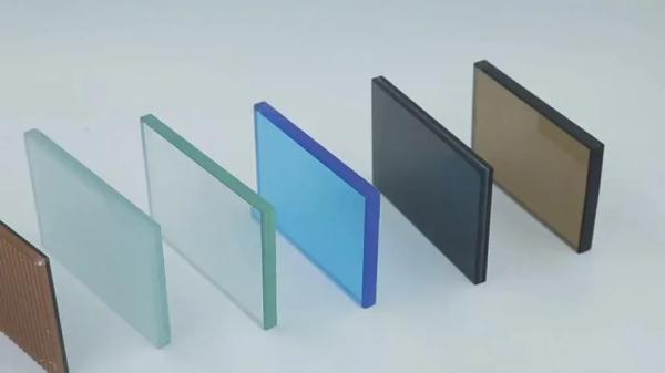 Factory 6.38mm 8.38mm PVB Film Tinted Bronze Colored Brown Laminated Safety Glass