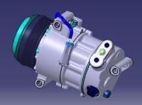 Sobressalentes de 7SEU17C R134a Audi Ac Compressor Replacement Car Aircon