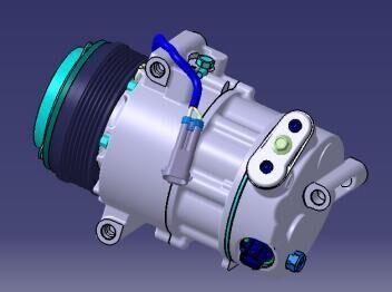 Sobressalentes de 7SEU17C R134a Audi Ac Compressor Replacement Car Aircon