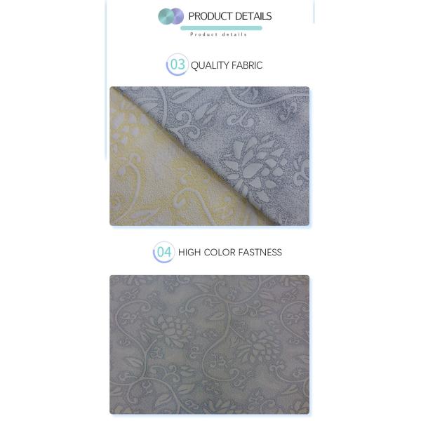 Jacquard Air Mattress Pillow Fabric Yarn Dyed Technology Spot