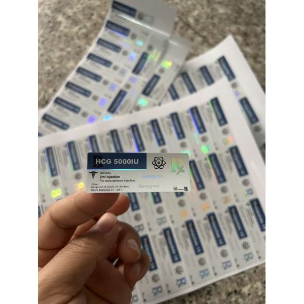 SS-31 Pvc Labels Little Glass Vial Labels