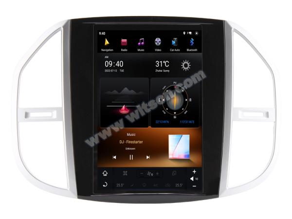 12.1 Screen Tesla Vertical Android Screen For Mercedes Benz Vito 3 W447 2014-2020 Car Multimedia Stereo GPS Carplay Player