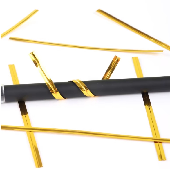 поставка золотой проволоки галстук золотой проволоки линия торт галстук бар печать золотой проволоки торт инструменты