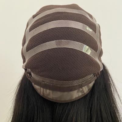 Perruques médicales en silicone de densité moyenne avec dentelle transparente et personnalisées