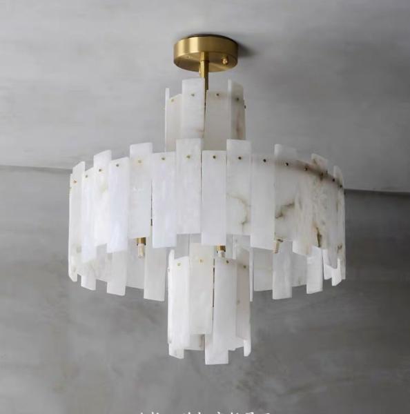Modern Dining Room Modern Pendant Lighting Led Lights Venus Alabaster Linear Chandelier