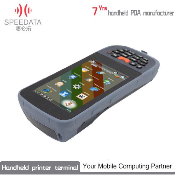 Grey Industrial Mobile Thermal Printer Wifi Thermal Printer 4500mah Battery