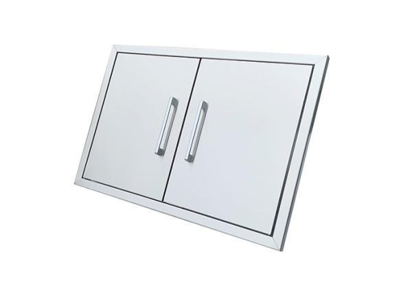 Stainless Steel Bbq Double Access Door 36 Inch 33 Inch 30-Inch Cabinet Security