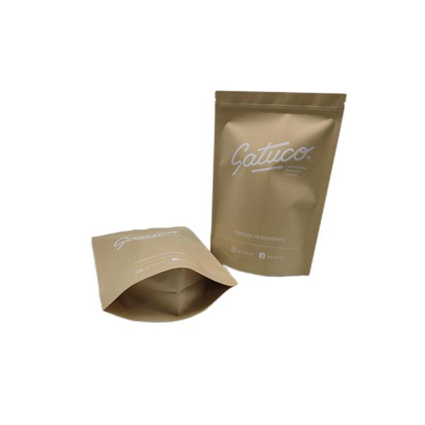 Sacs de empaquetage imprimés biodégradables de casse-croûte d'arachide de poche de papier d'emballage