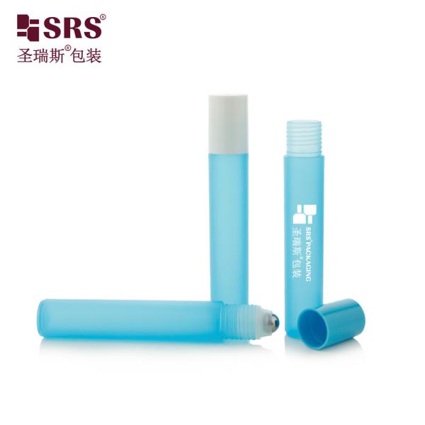RPP-15ML Applicateur de rouleaux en plastique glacé bleu pour bébé semi-transparent