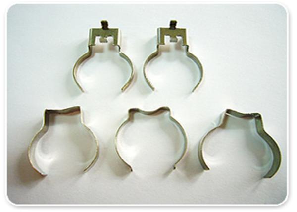 Carimbando as braçadeiras conduzem os componentes do encaixe, OEM que carimba as peças de solda do metal