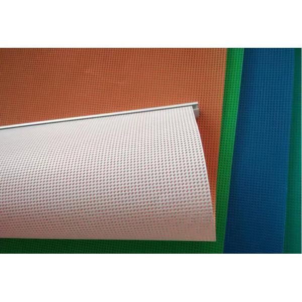 Белый желтый PVC пурпура 1000D покрыл ткань сетки 9x12 ткани сетки полиэстера