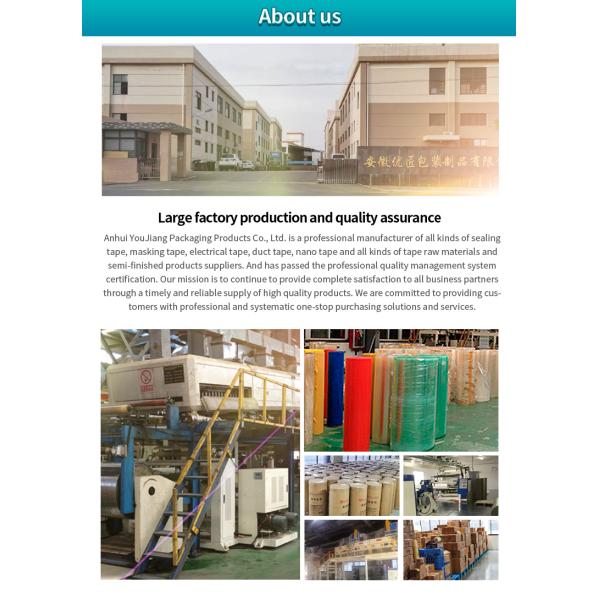 No Residual Hot Melt Adhesive Fiberglass Filament Tape For Binding Wires And Weights